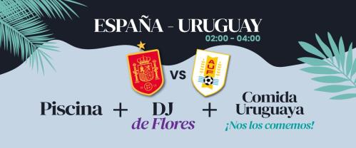 Noche de mundial España - Uruguay